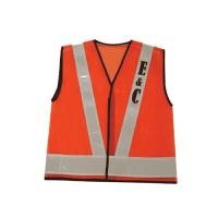 ราคา TRAFFICTHAI เสื้อจราจรสีส้มคาดแถบสะท้อนแสงสีขาว สีส้ม (YA24835)