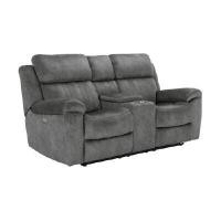ราคา INDEX LIVING MALL โซฟาผ้าปรับระดับไฟฟ้า 2 ที่นั่ง รุ่นเลดเจอร์ สีเทา (YA25069)