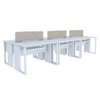 ราคา INDEX LIVING MALL โต๊ะคอมพิวเตอร์ 6 ที่นั่ง รุ่นเวคตร้า สีขาว ขนาด 360 ซม. (YA25249)