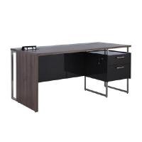 ราคา INDEX LIVING MALL โต๊ะผู้บริหาร รุ่นโนเบิล สีบาร์ค วอลนัท ขนาด 160 ซม. (YA25364)