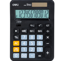 ราคา DELI เครื่องคิดเลขตั้งโต๊ะ 12 หลัก รุ่น EM210C สีดำ (YA26064)