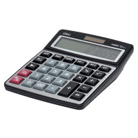 ราคา DELI เครื่องคิดเลข 12 หลัก รุ่น EM889 สีเงิน (YA26618)