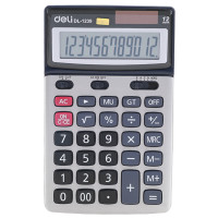 ราคา DELI เครื่องคิดเลข 12 หลัก รุ่น E1239 สีเงิน (YA26623)