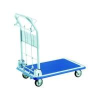 ราคา TRUSCO รถเข็นพลาสติกพับได้ พร้อมเบรกมือ รุ่น 101NHB สีฟ้า ขนาด 74x48 ซม. (YA26661)