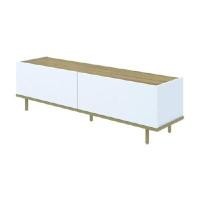 ราคา INDEX LIVING MALL ตู้วางทีวี รุ่นนอริส สีขาว/ไลท์โอ๊ค ขนาด 150 ซม. (YA26971)