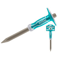 ราคา TOTAL เหล็กสกัดหุ้มยางปากแหลม (40CR) รุ่น THT4421219 ขนาด 12 นิ้ว (YA27200)