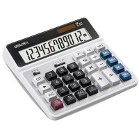ราคา DELI เครื่องคิดเลข รุ่น 2137 สีเงิน จอแสดงผล 12 หลัก (YA27365)
