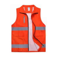 ราคา TRAFFICTHAI เสื้อจราจรสีส้ม พร้อมแถบสะท้อนแสง สีส้ม รุ่น SSTV122-1 (YA27403)