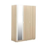 ราคา INDEX LIVING MALL ตู้เสื้อผ้า 3 บาน รุ่นแชมป์ สีไลท์ วู้ด/ขาว ขนาด 120 ซม. (YA27869)