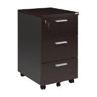 ราคา INDEX LIVING MALL ตู้เอกสารล้อเลื่อน 3 ลิ้นชัก รุ่นแอลบา สีโมดิโอ๊ค/ดำแอนทราไซต์ ขนาด 40 x 50 x 70 ซม. (YA27883)