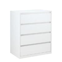 ราคา INDEX LIVING MALL ตู้เตี้ย 4 ลิ้นชัก รุ่นมอลลี่ สีขาว (YA27894)