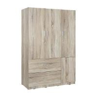 ราคา INDEX LIVING MALL FURINBOX ตู้เสื้อผ้า 3 บาน รุ่นทิวลิป สีธรรมชาติ (YA28051)