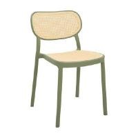 ราคา INDEX LIVING MALL เก้าอี้ทานอาหารพลาสติก รุ่นบาหลี ขนาด 47.6x53.8x78.2 ซม. (YA29136)