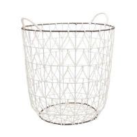 ราคา INDEX LIVING MALL ตะกร้าอเนกประสงค์ รุ่นโบเด้น สีครีม/น้ำตาล ขนาด 40 x 40 ซม. (YA30016)