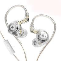 ราคา KZ หูฟัง ไมค์ 1 ไดรเวอร์ 1DD รุ่น EDX PRO สีใส (YA30097)