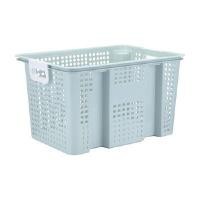 ราคา INDEX LIVING MALL ตะกร้าพลาสติก รุ่นอีโค่ สีเขียว ไซส์ L ขนาด 49.8 x 36.5 x 28.8 ซม. (YA30327)