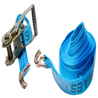 ราคา KEMA สายรัด รุ่นตัวล็อคเขียวเฟืองคู่ + ตะขอ 50 มม. 8000 KGS ยาว 9 เมตร (YA31202)