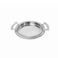 ราคา RRS ถาดกลมสแตนเลส ลายไดมอนด์ พร้อมหูจับ สีสแตนเลส (YA31916)