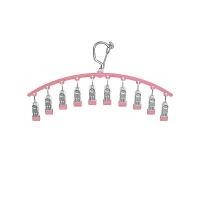 ราคา CASSA-CB0178-ไม้แขวนหนีบผ้าพร้อมตะขอล็อค สีชมพู ขนาด 10 ตัวหนีบ (YA32417)