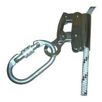 ราคา ตัวล็อคเชือกกันตกพร้อมคาราบิเนอร์ รุ่น ZBAS-JRG สีเงิน (YA32421)