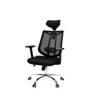 ราคา DELI เก้าอี้สำนักงาน รุ่น BALANCE PU สีดำ ที่วางแขนหุ้มหนัง พนักพิงตาข่าย ขาไนลอน 5 แฉก (YA32479)