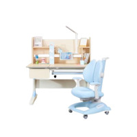 ราคา DELI โต๊ะไม้เด็ก DLI-87011-B สีฟ้า ปรับระดับได้หลายระดับ (YA32488)