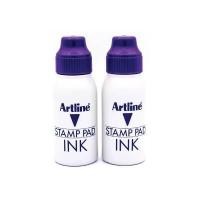 ราคา ARTLINE หมึกเติมแท่นประทับ ชุด 2 ชิ้น สีม่วง ขนาด 50ML (YA32534)