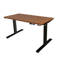 ราคา BEWELL โต๊ะปรับระดับมอเตอร์เดี่ยว สีวอลนัท/ขาดำ ขนาด 120x60 ซม. (YA32772)