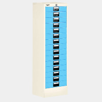 ราคา ICONIC ตู้เอกสาร 15 ลิ้นชัก รุ่น DR-15 สีฟ้าอ่อน ขนาด 37.5x45.9x131.8 ซม. (YA35242)