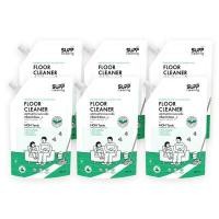 ราคา SUPP น้ำยาถูพื้น สูตรอ่อนโยน กลิ่นตะไคร้หอม ขนาด 700 มล.x6 ถุง (YA35324)