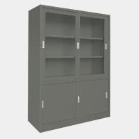 ราคา ICONIC ตู้บานเลื่อน รุ่น LKAS-401 สีเทา ขนาด 120x46x183 ซม. (YA35911)