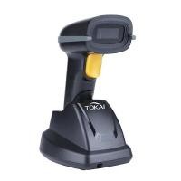 ราคา TOKAI เครื่องอ่าน 2D&amp;1D QR Code สแกนบาร์โค้ดไร้สายอุตสาหกรรม 2.4G (433 MHz) Wireless Barcode Scanner รุ่น WD-S3 พร้อมแท่นชาร์จ USB - สีดำ (YA40306)