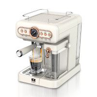 ราคา ETZEL เครื่องชงกาแฟสด รุ่น SN309 สีครีม พร้อมโถนม ความจุ 1.2 ลิตร 20 บาร์ (YA40875)