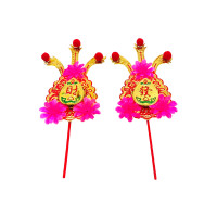 ราคา PKG ของตกแต่ง กิมฮวยดอกเหมย กิมฮวยเหล็ก สำหรับตกแต่งหน้าบ้าน (แพ็ค 2 คู่) (YC94060)