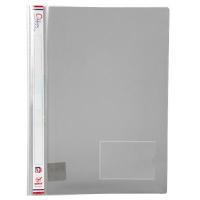 ราคา แฟ้มเจาะพลาสติก A4 เทา โรบิน 5212 (611106T)