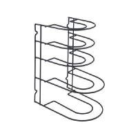 ราคา INDEX LIVING MALL ที่คว่ำกระทะ รุ่นสเวน สีดำ (YA29478)