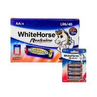 ราคา ถ่านม้าขาวอัลคาไลน์ AA 10 แพ็ค (4ก้อน/แพ็ค) (YB25850)