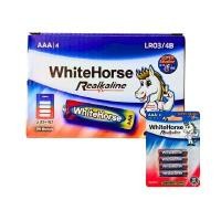 ราคา ถ่านม้าขาวอัลคาไลน์ AAA 10 แพ็ค (4ก้อน/แพ็ค) (YB25853)