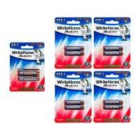 ราคา ถ่านม้าขาวอัลคาไลน์ AA,AAA 1+4 แพ็ค (2pcs/pack) (YC63634)