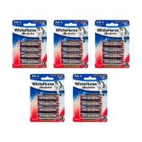 ราคา ถ่านม้าขาว ถ่านอัลคาไลน์ AA แพ็ค 4 ก้อน (5 แพ็ค) (YC63656)