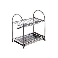 ราคา CASSA -C1L005-ชั้นวางของที่คว่ำจานสแตนเลส 2 ชั้น (YA31984)