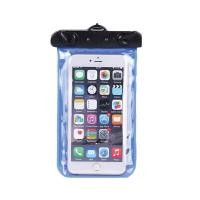 ราคา CASSA -BIS117-กระเป๋าซองมือถือกันน้ำสำหรับมือถือ มีสายรัดข้อมือ (สีฟ้า) (YA32329)