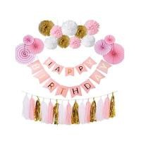 ราคา CASSA -B1S046-อุปกรณ์ลูกโป่งชุดอุปกรณ์ตกแต่งงานวันเกิด (สีชมพู) (YA34848)