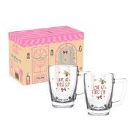ราคา OCEANGLASS แก้วมีหู รุ่น Ribbon Coffee Mug ขนาด 320 มล. (2 ใบ/กล่อง) (0099980)