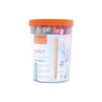 ราคา QUANTUM ปากกาลูกลื่น 0.5 มม. รุ่น Twist ด้ามคละสี หมึกน้ำเงิน (แพ็ค 50 ด้าม) (1011875)