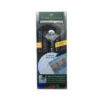 ราคา ปากกาเขียนแผ่นใสลบไม่ได้ Faber-Castell 0.6 มม. คละสี (1120360)