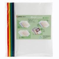 ราคา แฟ้มสันรูด A4 คละสี (แพ็ค5เล่ม) โคมิค HF287A (6091050)