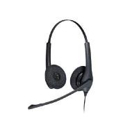 ราคา หูฟังมีสายแบบ 2 หู Jabra Biz 1500 Duo เชื่อมต่อกับโทรศัพท์ตั้งโต๊ะผ่านสาย QD (YA18331)