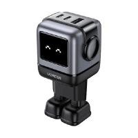 ราคา UGREEN อะแดปเตอร์ 3 Ports (1USB + 2Type-C) รุ่น RoboGaN กำลังไฟ 65W (YC10683)