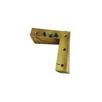 ราคา PK เหล็กฉากแบน ยึดบานประตู ชุบรุ้ง ขนาด 4x4 นิ้ว (มัด 50 แผ่น) (YC94083)